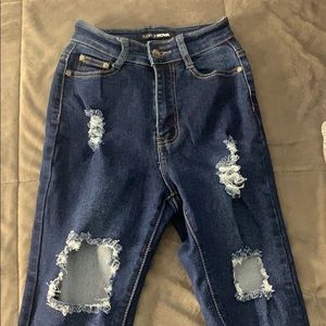 Fashion Nova Ripped Jeans Size 3. *Worn once